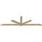 Ekena Millwork Kennewick Rough Sawn Timber Gable Bracket, Douglas Fir, 96"W x 28"H x 2"D x 4"F, 7/12 Pitch GBW096X28X0204KEN00RDF - alternate 1